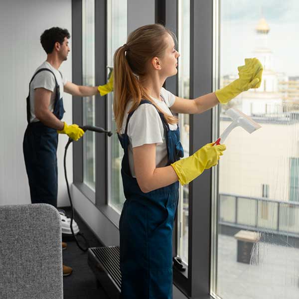 Professional cleaner using commercial-grade tools vs homeowner cleaning DIY in North Carolina home